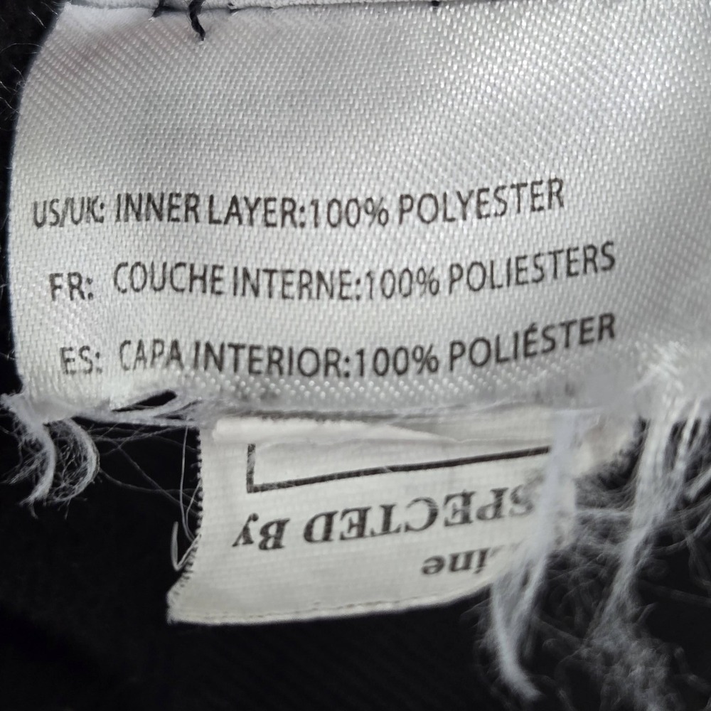 Fox Men Sweatshirt S Black Head FOXTECH Activewear Gorpcore Zipper Logo - Picture 3 of 8